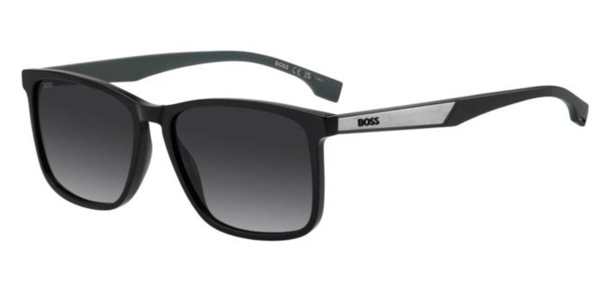 BOSS 1825/S 807/9O, Black frame, Gradient Dark Grey lenses