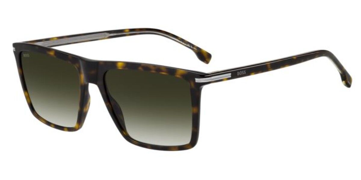 BOSS 1844/S 086/9K, Tortoiseshell frame, Gradient Dark Green lenses