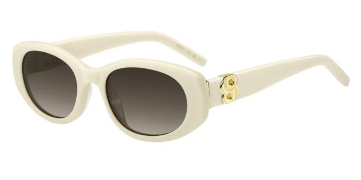 BOSS 1859/G/S Asian Fit SZJ/HA, White frame, Gradient Dark Brown lenses