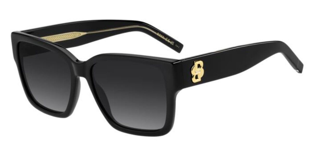 BOSS 1860/S 807/9O, Black frame, Gradient Dark Grey lenses