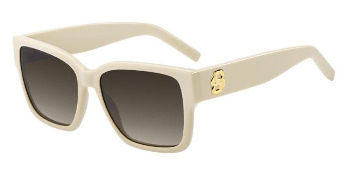 BOSS 1860/S HAM/HA, Yellow frame, Gradient Greyish Brown lenses