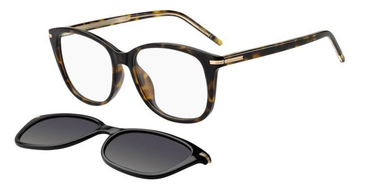 BOSS 1862/G/C Asian Fit with Clip-On 086/LB, Tortoiseshell frame