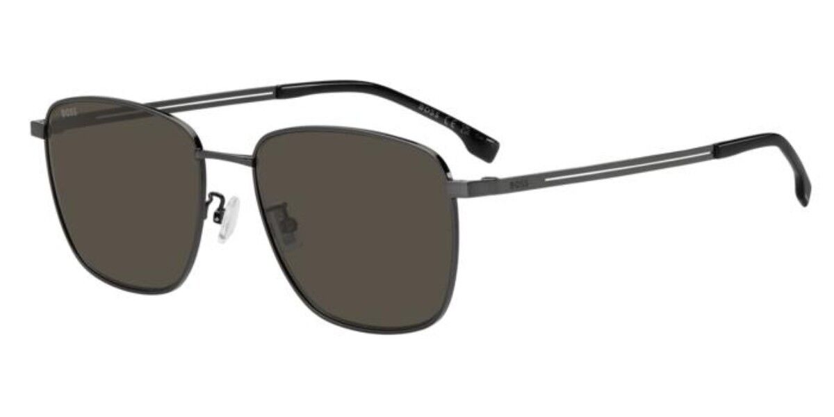 BOSS 1870/F/S Asian Fit V81/IR, Gunmetal frame, Solid Dark Grey lenses
