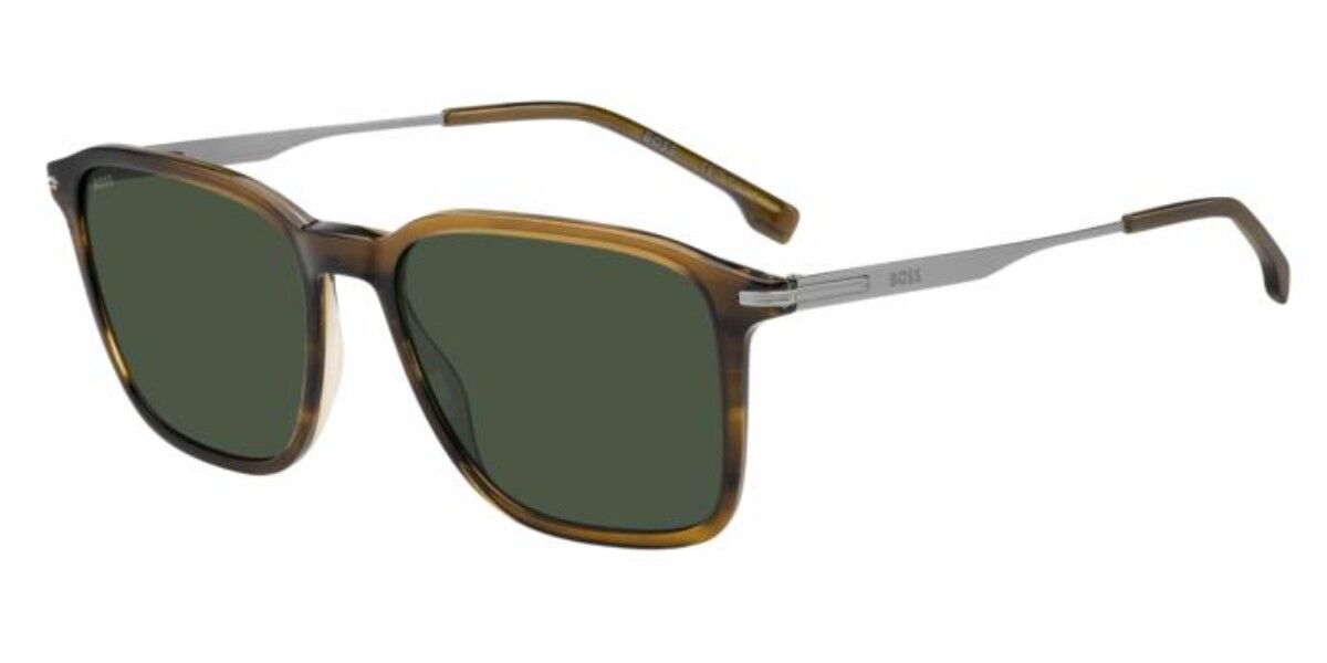 BOSS 1886/S 6C5/QT, Solid Dark Green lenses