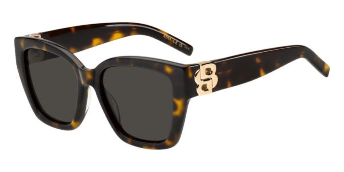 BOSS 1938/G/S Asian Fit 086/IR, Solid Dark Grey lenses