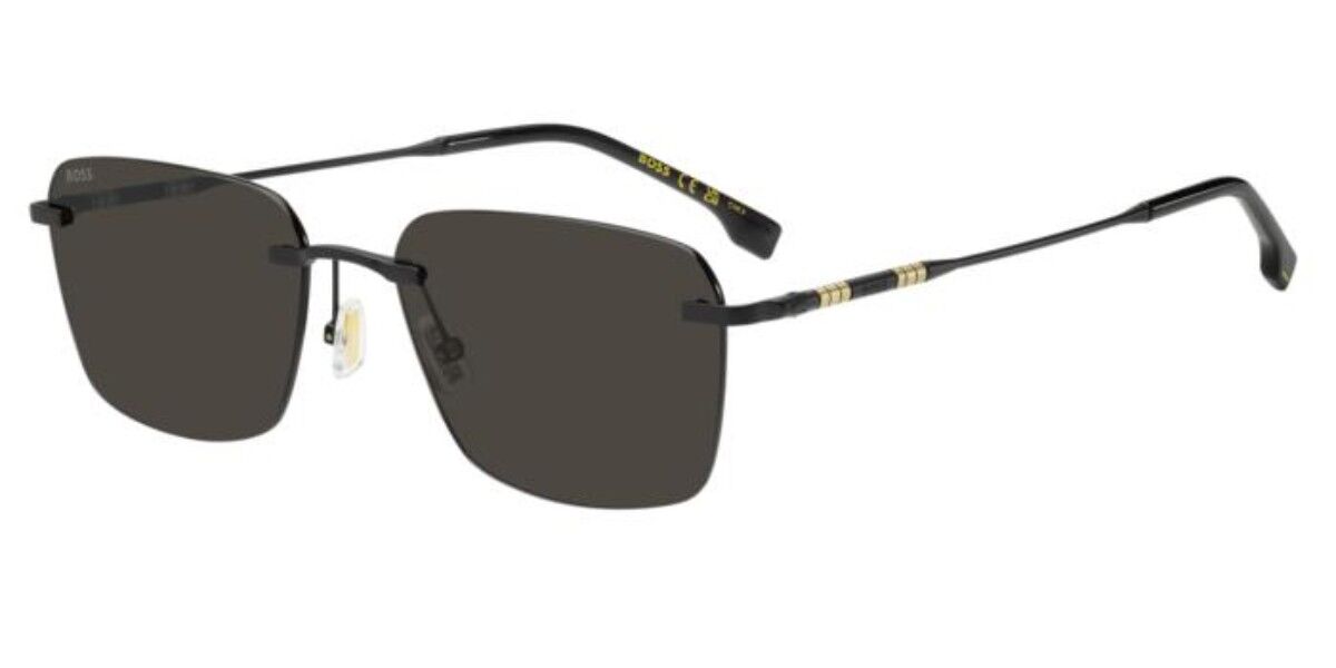 BOSS 1925/F/S Asian Fit 003/IR, Solid Dark Grey lenses