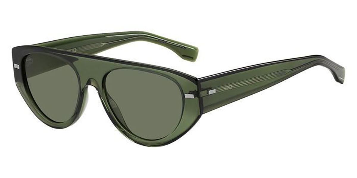 BOSS Boss 1443/S 1ED/QT, Green frame, Green lenses