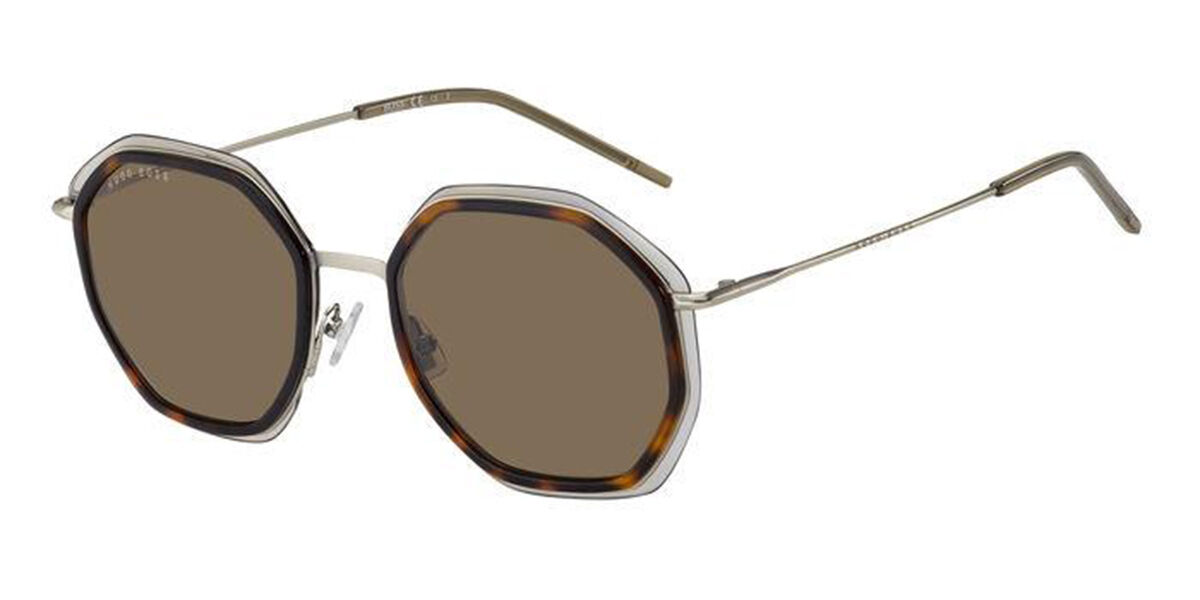 BOSS Boss 1277/S XLT/70, Tortoiseshell frame, Brown lenses