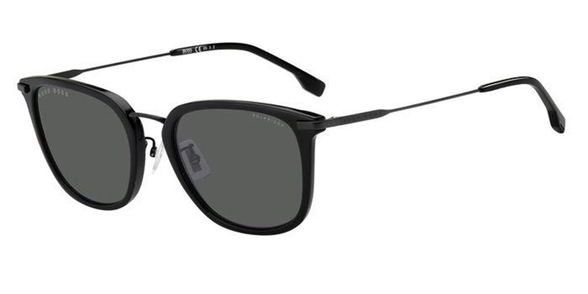 BOSS Boss 1287/F/SK Asian Fit 807/M9, Black frame, Grey lenses