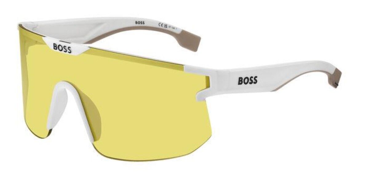 BOSS Boss 1500/S 6HT/HO, White frame, Yellow lenses
