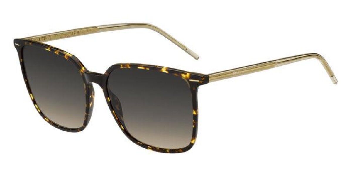 BOSS Boss 1523/S HJV/PR, Tortoiseshell frame, Gradient Dark Brown lenses
