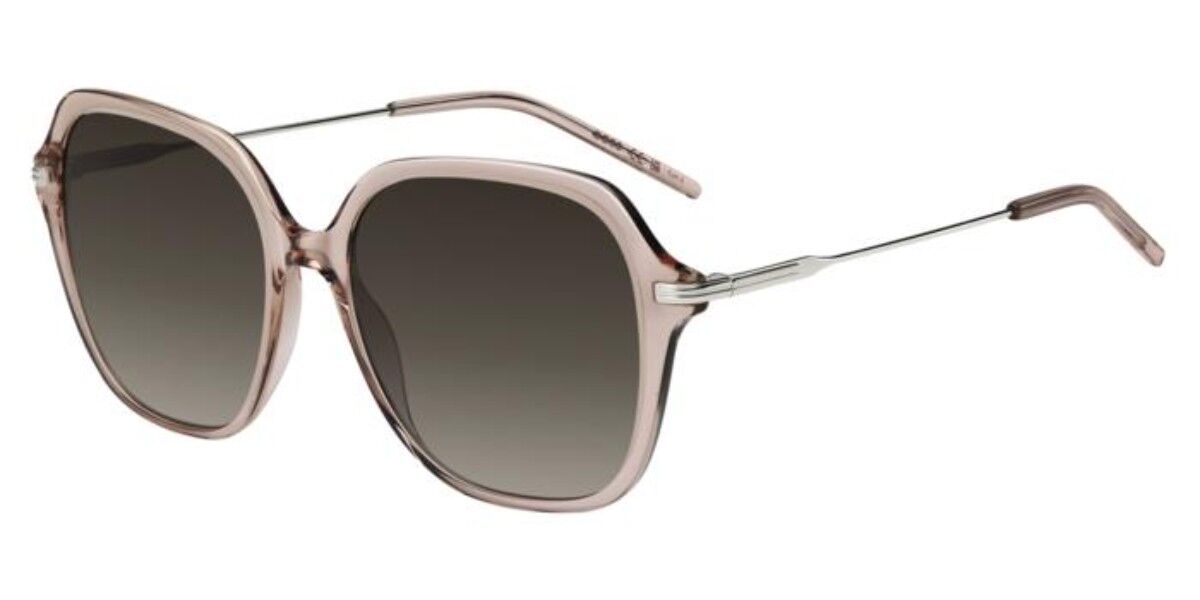 BOSS 1781/S 8KB/HA, Pink frame, Gradient Dark Brown lenses
