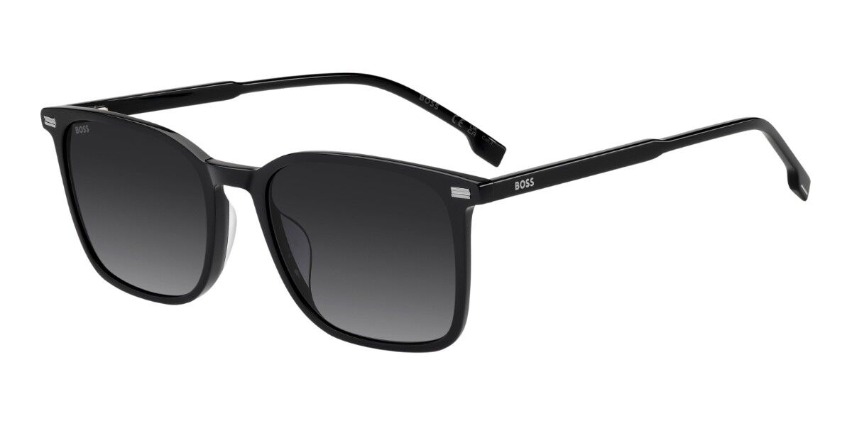 BOSS 2004/G/S Asian Fit 807/9O, Black frame, Gradient Grey lenses