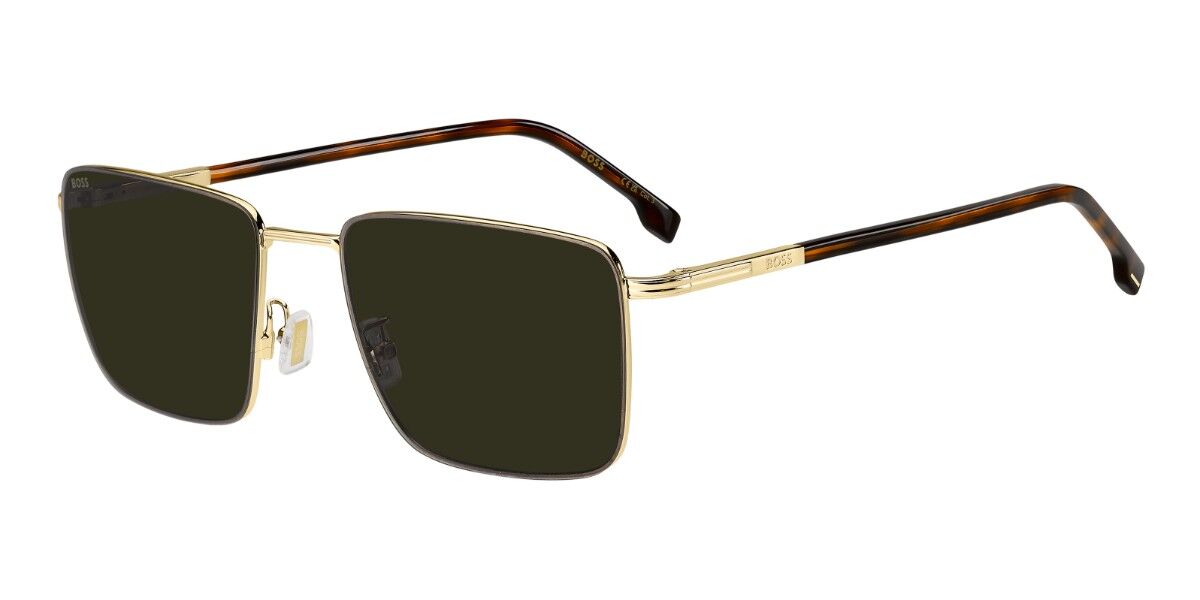 BOSS 2007/G/S Asian Fit J5G/70, Gold frame, Brown lenses