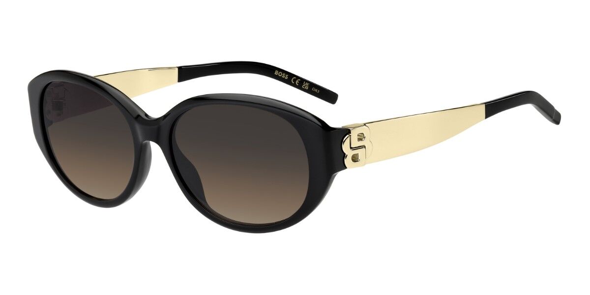 BOSS 2015/S 807/PR, Black frame, Gradient Grey Brown lenses