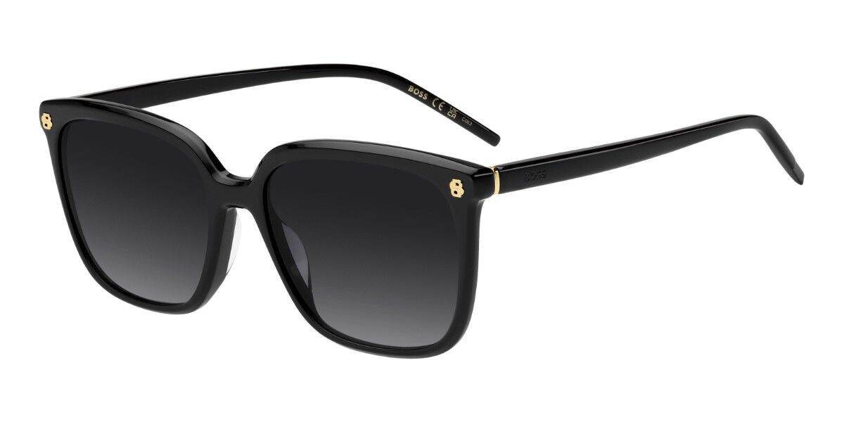 BOSS 2016/G/S Asian Fit 807/9O, Black frame, Gradient Grey lenses