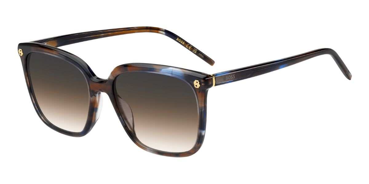 BOSS 2016/G/S Asian Fit X8Q/PR, Tortoiseshell frame, Gradient Grey Brown lenses