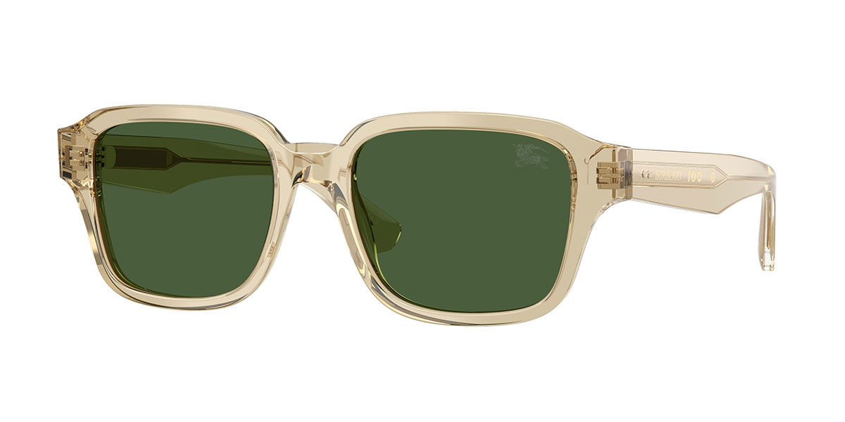 Burberry BE4484 422671, Brown frame, Dark Green lenses