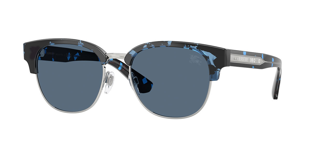 Burberry BE4485 422480, Tortoiseshell frame, Dark Blue lenses