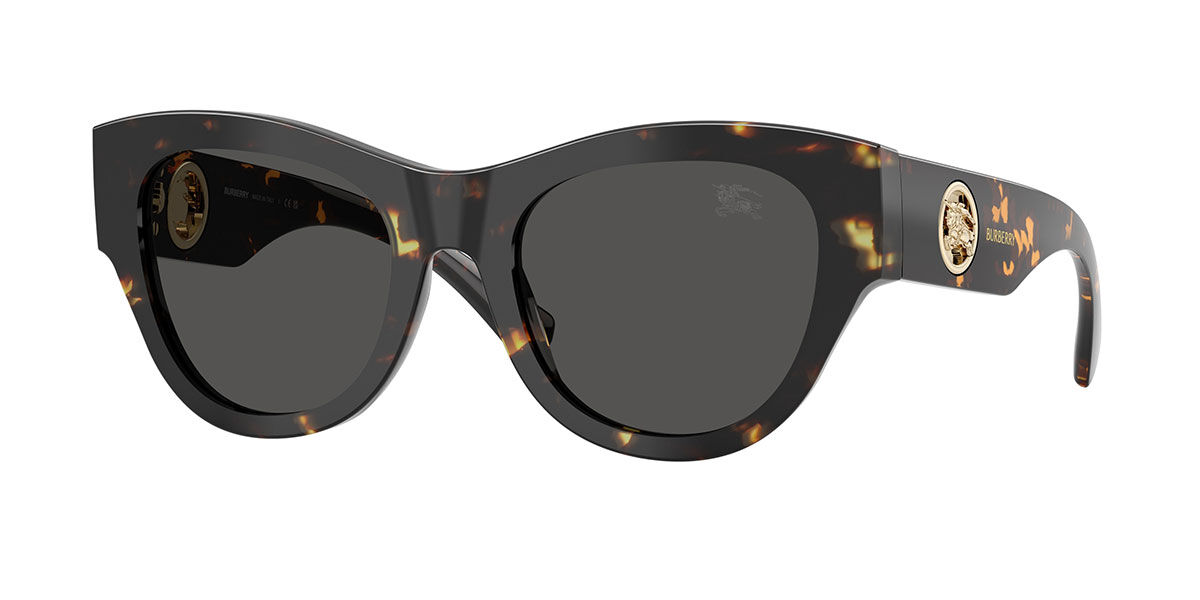 Burberry BE4491 410687, Tortoiseshell frame, Dark Grey lenses
