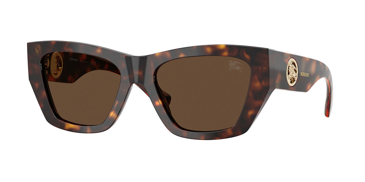 Burberry BE4492 300273, Tortoiseshell frame, Dark Brown lenses