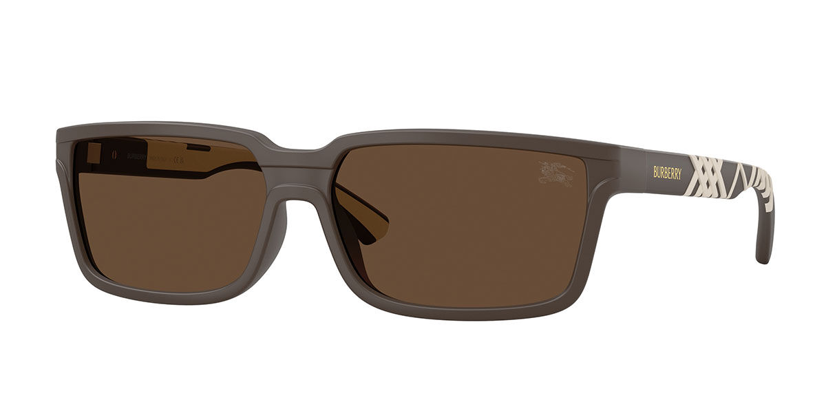Burberry BE4495D Asian Fit 423473, Brown frame, Dark Brown lenses