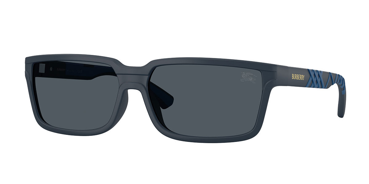 Burberry BE4495D Asian Fit 424087, Blue frame, Dark Grey lenses