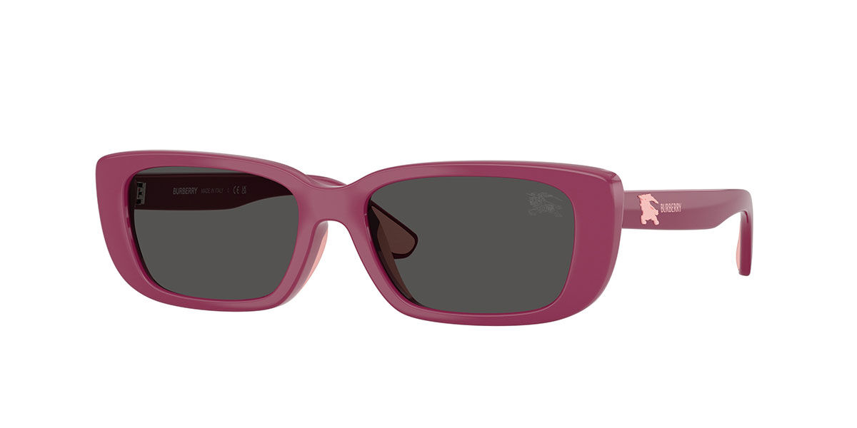 Burberry JB4006U Kids 413487, Purple frame, Dark Grey lenses