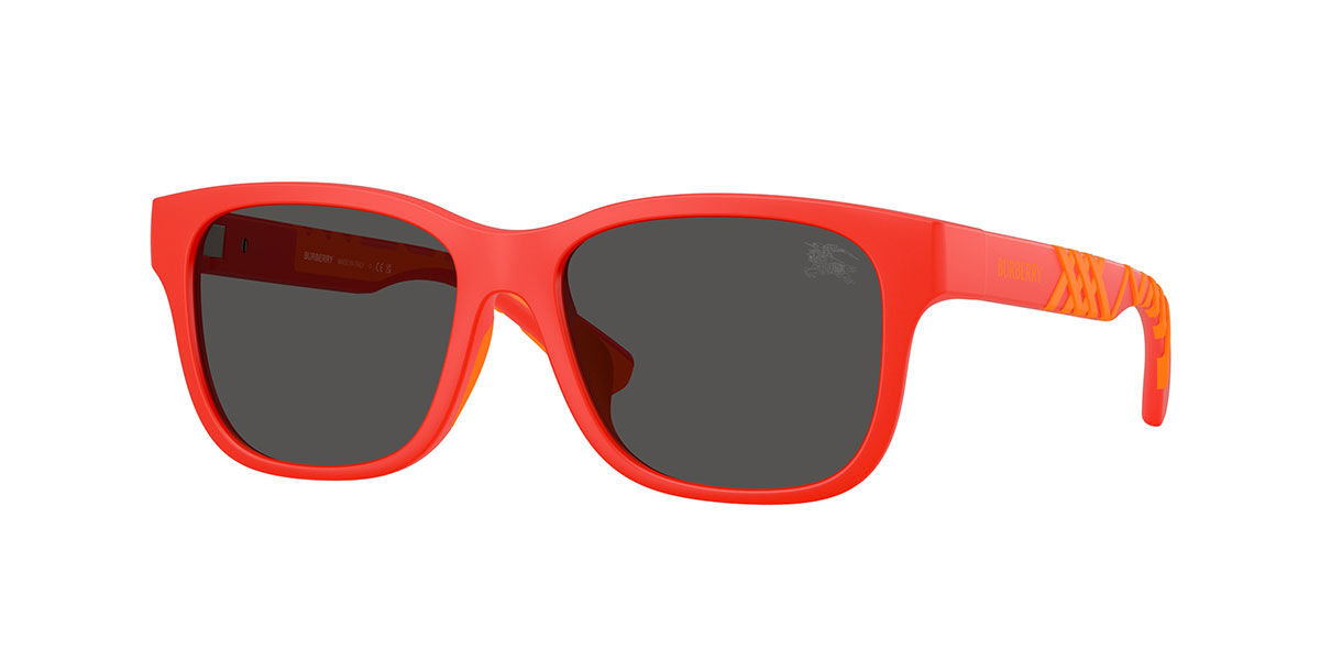 Burberry JB4007U Kids 423887, Red frame, Dark Grey lenses
