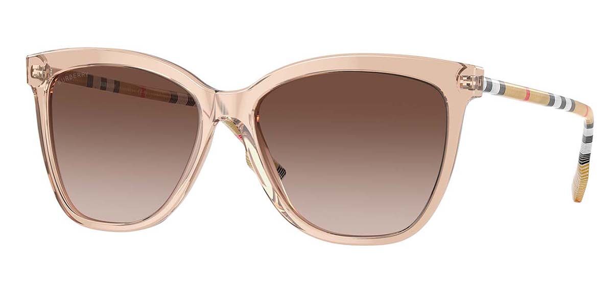 Burberry BE4308 CLARE 400613, Pink frame, Gradient Brown lenses