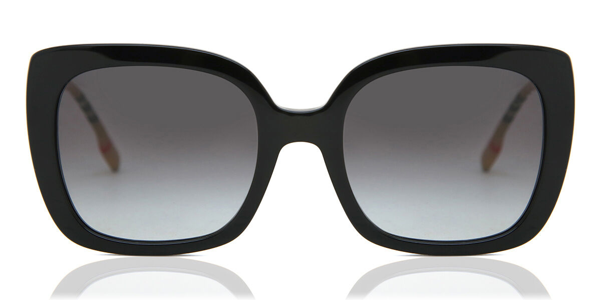 Burberry BE4323 CAROLL 38538G, Black frame, Gradient Grey lenses