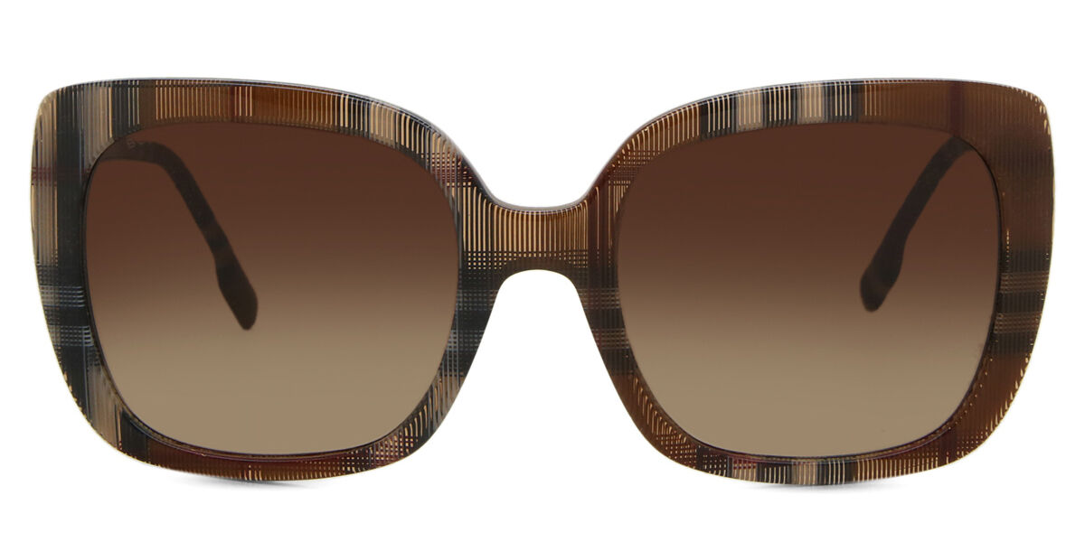 Burberry BE4323 CAROLL 400513, Brown frame, Gradient Brown lenses