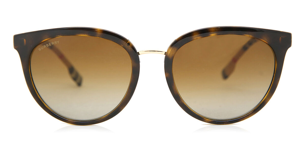 Burberry BE4316 WILLOW Polarized 3854T5, Tortoiseshell frame, Gradient Brown Polarized lenses