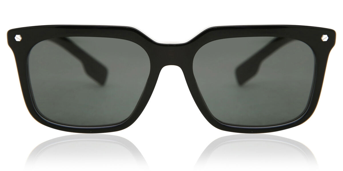 Burberry BE4337 CARNABY 379887, Black frame, Dark Grey lenses