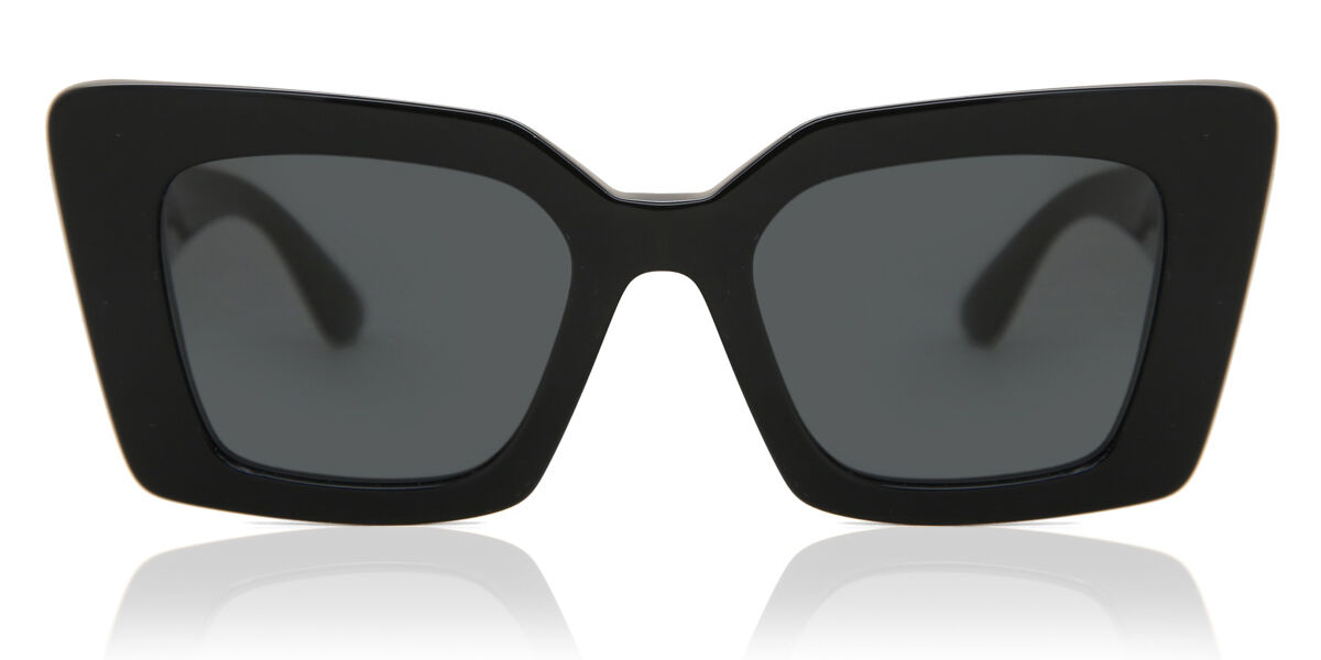 Burberry BE4344 DAISY 300187, Black frame, Dark Grey lenses