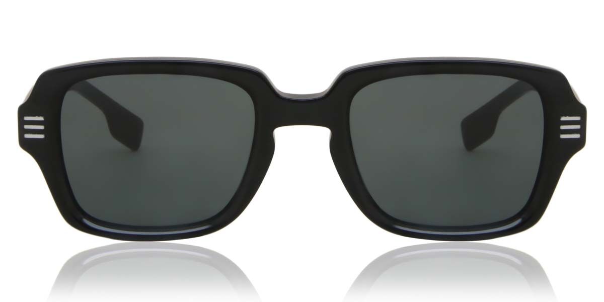 Burberry BE4349 ELDON 300187, Black frame, Dark Grey lenses