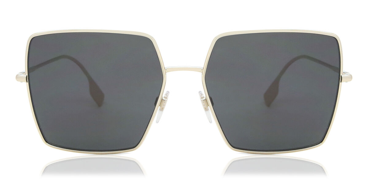 Burberry BE3133 DAPHNE 110987, Gold frame, Dark Grey lenses