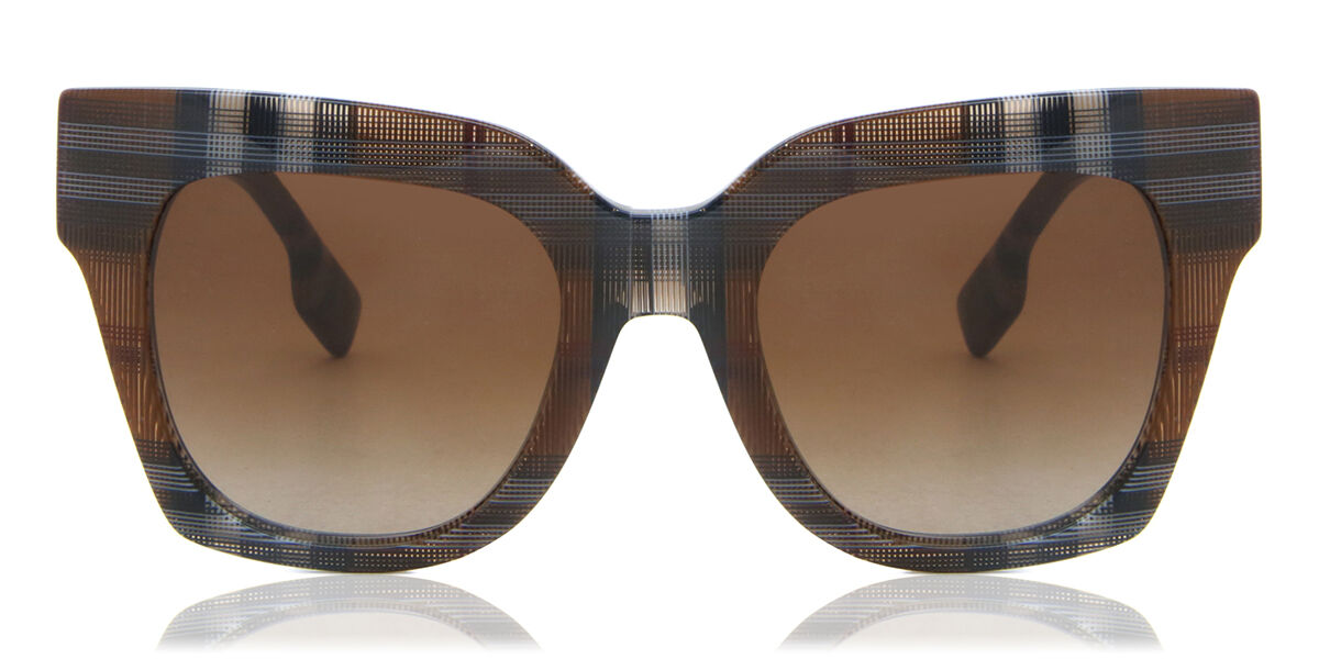 Burberry BE4364 KITTY 396713, Brown frame, Gradient Brown lenses