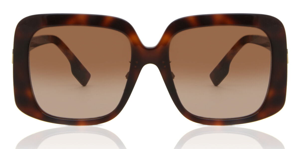 Burberry BE4363F PENELOPE Asian Fit 331613, Tortoiseshell frame, Brown Gradient lenses