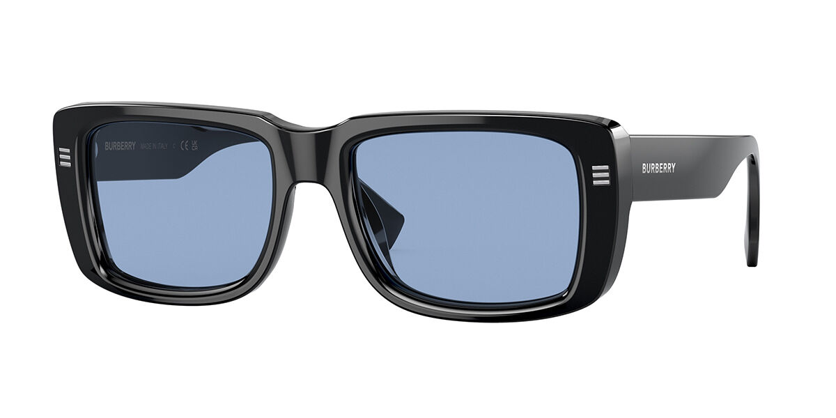 Burberry BE4376U 300172, Black frame, Blue lenses