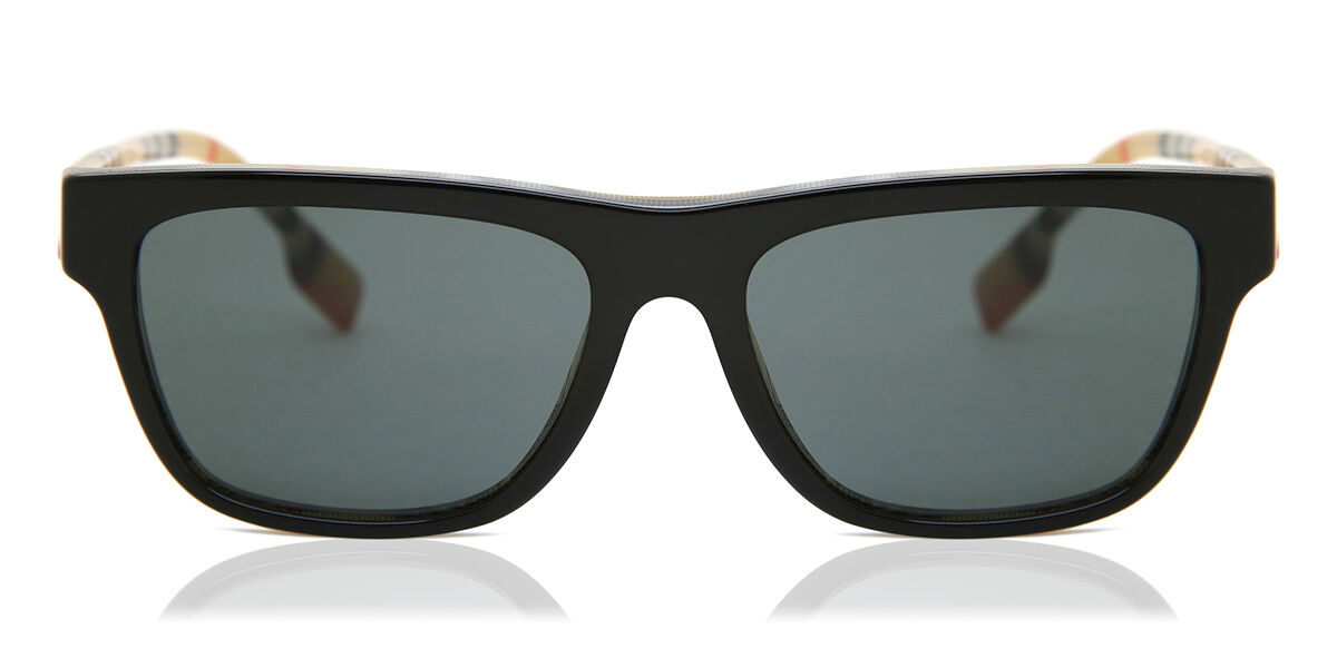 Burberry BE4293 380687, Black frame, Grey lenses