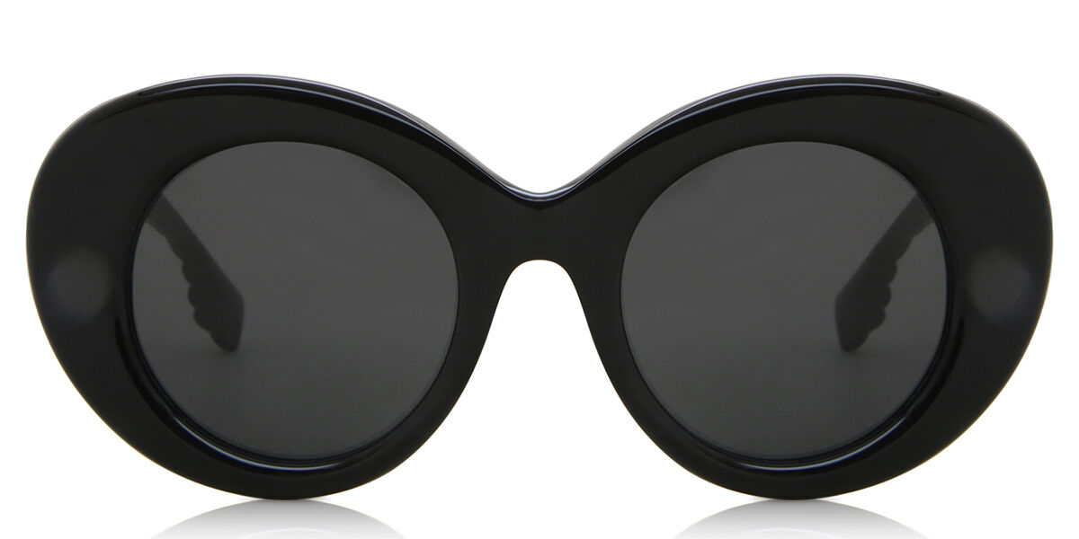 Burberry BE4370U MARGOT 300187, Black frame, Dark Grey lenses