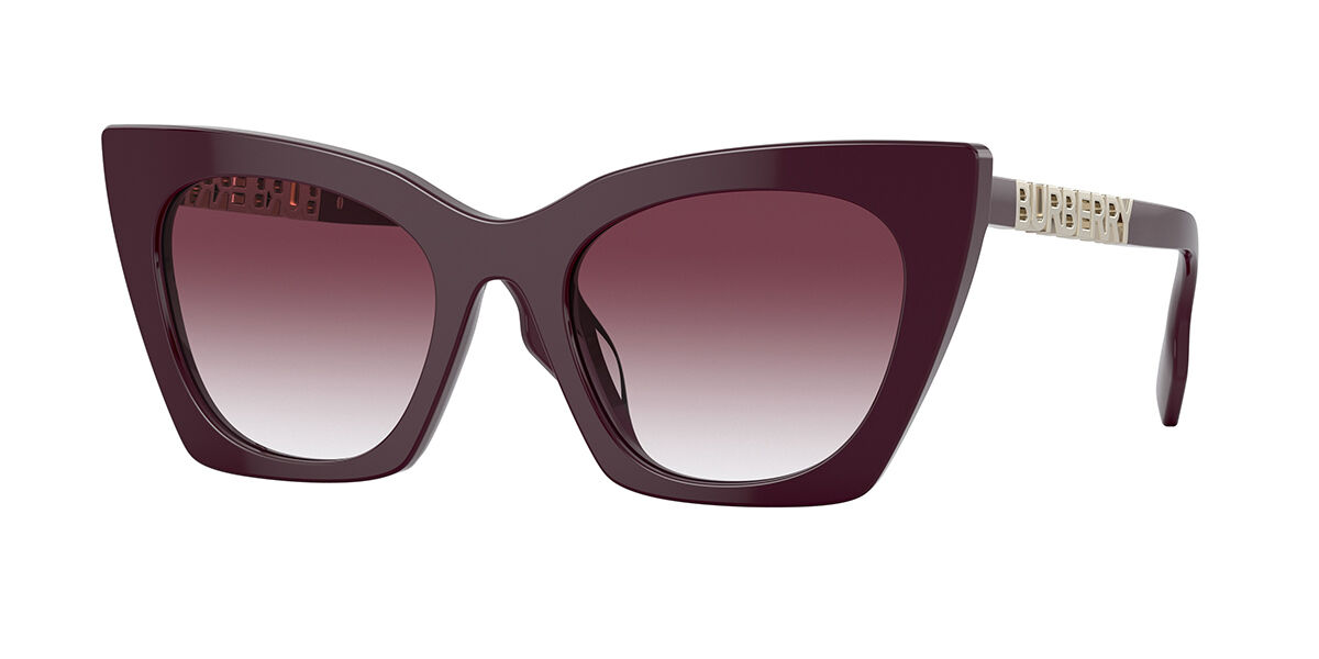 Burberry BE4372U MARIANNE 39798H, Burgundy frame, Gradient Purple lenses
