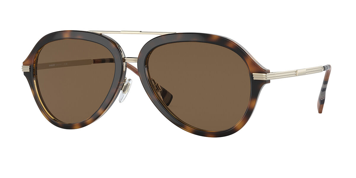 Burberry BE4377 JUDE Asian Fit 300273, Tortoiseshell frame, Brown lenses