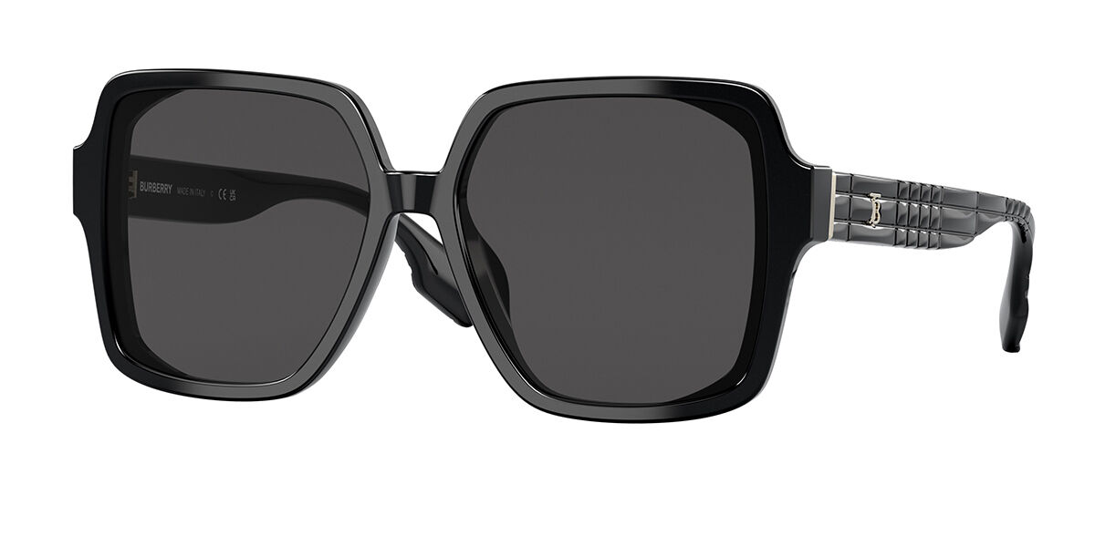 Burberry BE4379D Asian Fit 300187, Black frame, Dark Grey lenses