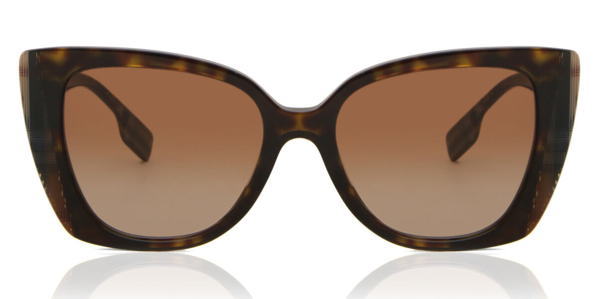 Burberry BE4393 MERYL 405313, Tortoiseshell frame, Gradient Brown lenses