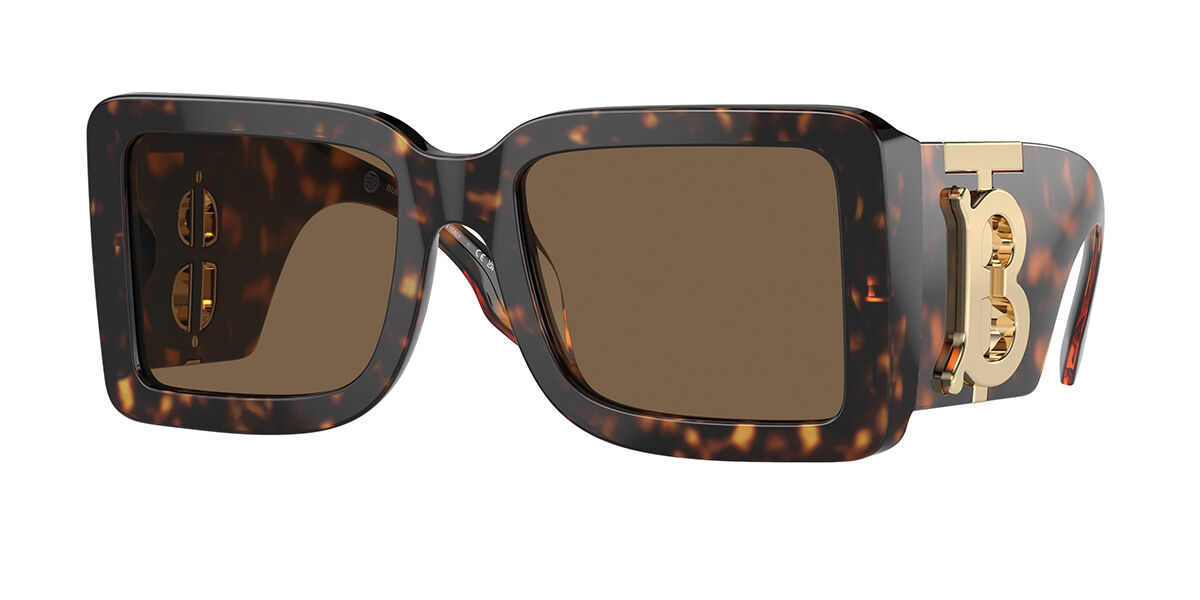 Burberry BE4406U 300273, Tortoiseshell frame, Dark Brown lenses