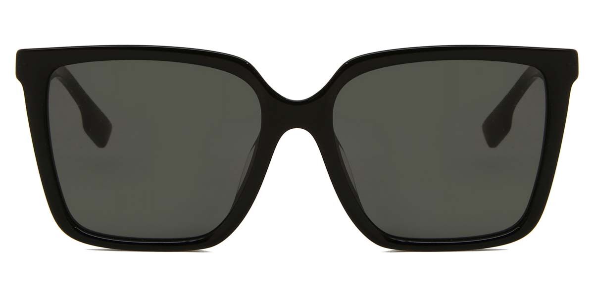 Burberry BE4411D Asian Fit 300187, Black frame, Grey lenses