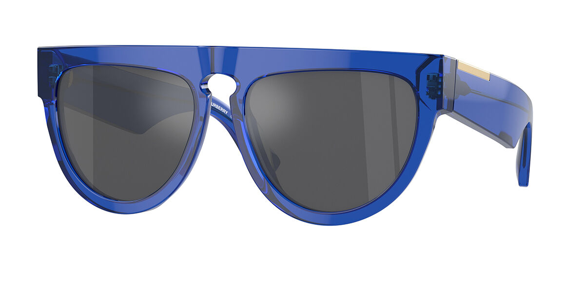 Burberry BE4416U 34926G, Blue frame, Silver Grey Mirror lenses