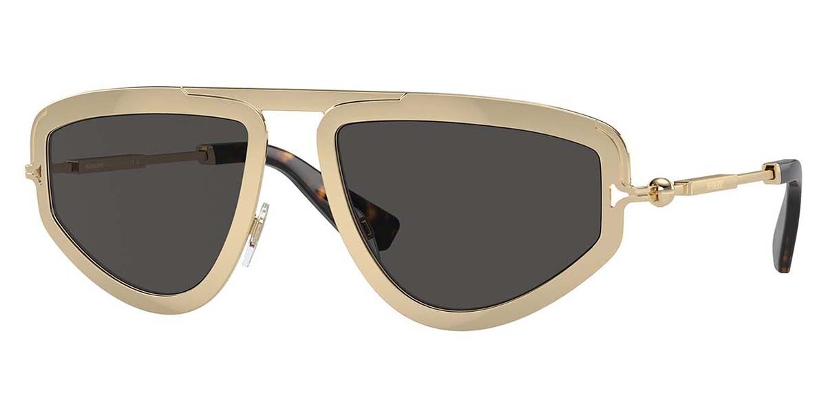 Burberry BE3150 110987, Gold frame, Dark Grey lenses